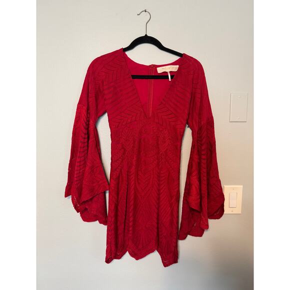 Free People X Jen's Pirate Booty Narcissus Mini Dress - Picture 1 of 4
